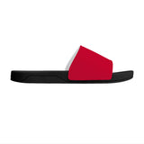 Trendy Red Slide Sandals
