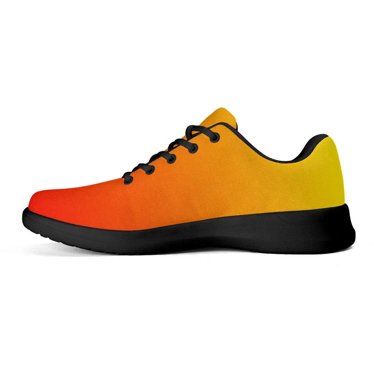 Unisex Orange Gradiant Athletic Running Shoes