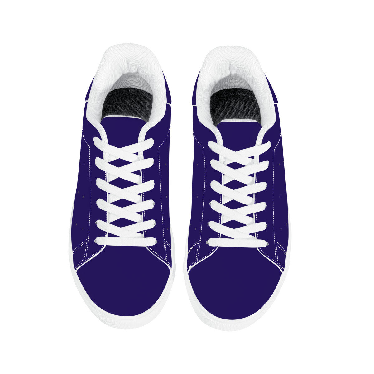 Ravens Purple Low-Top Synthetic Leather Sneakers