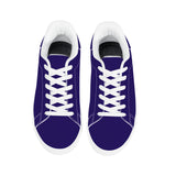 Ravens Purple Low-Top Synthetic Leather Sneakers