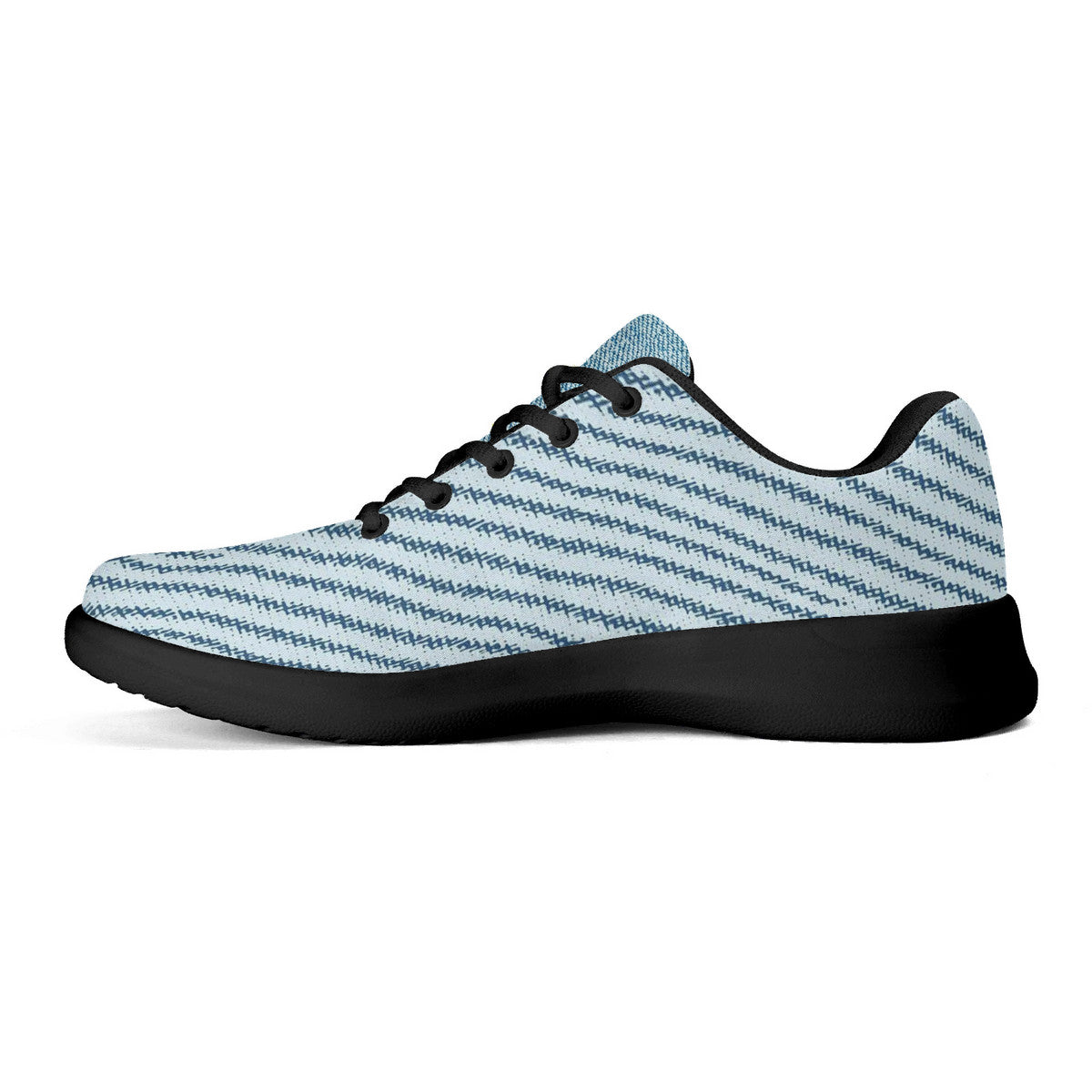 Unisex Denim Blue Athletic Running Shoes