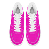 Hot Pink Low Top Unisex Sneaker