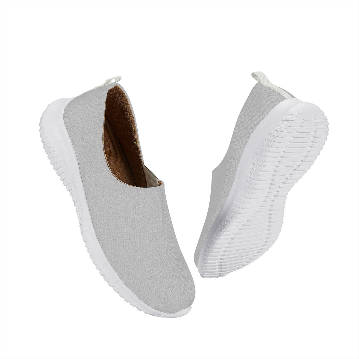 Gray Women's Casual Slip On Shoe