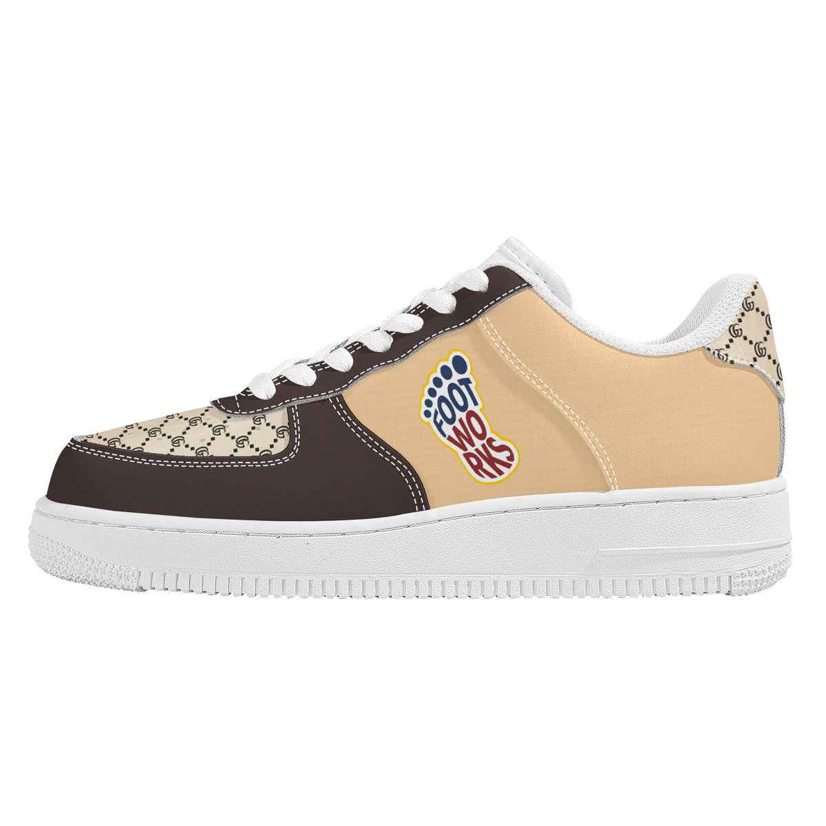 Brown Low Top Unisex Sneaker