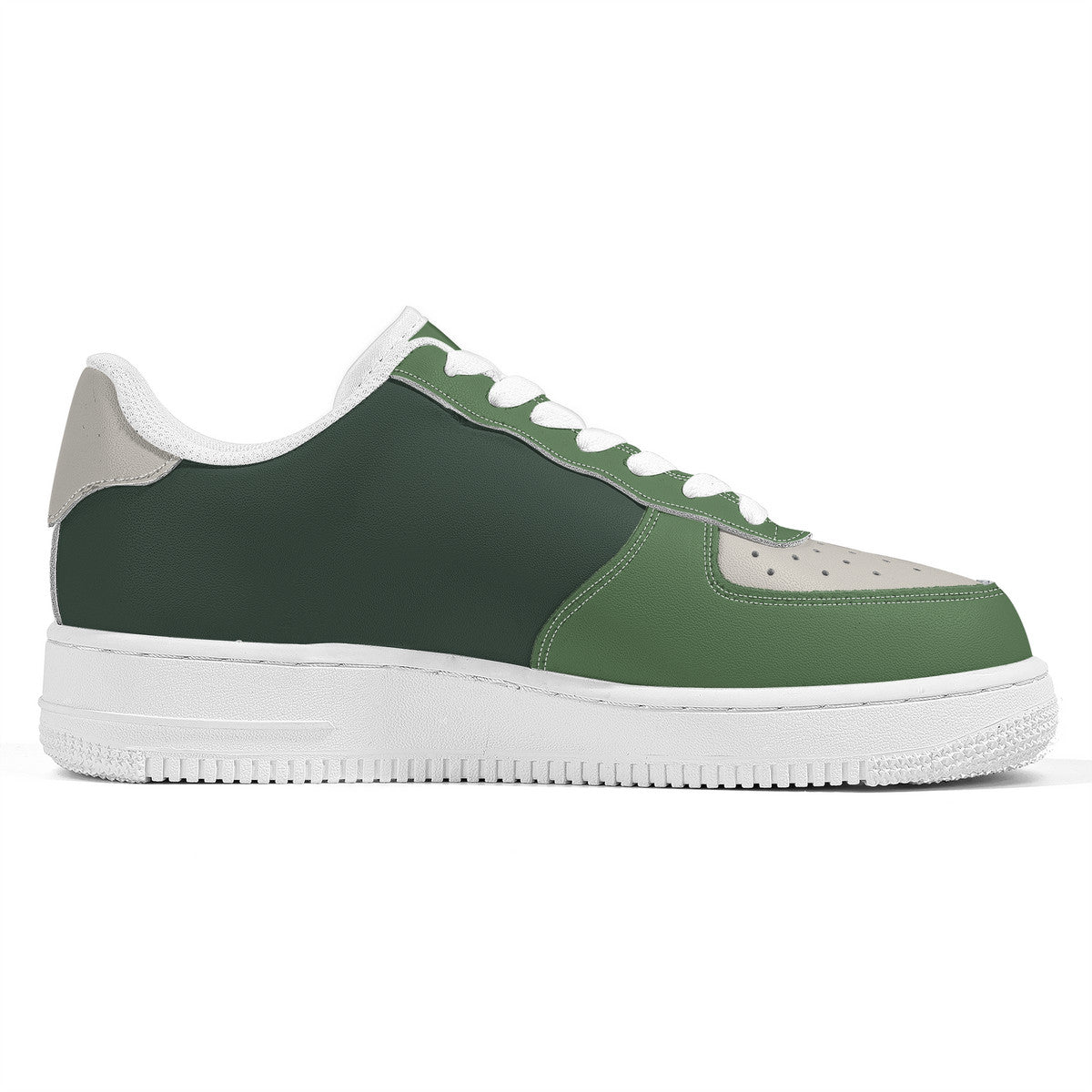 Green Camo Unisex Microfiber Sneakers