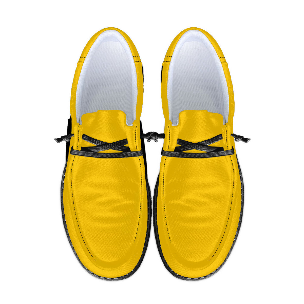 Bannana Yellow Canvas Loafers