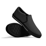 Black Unisex Slip-on Shoes