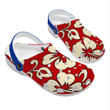 Kids Hawaian Pattern Clogs