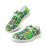 Green Explosion Unisex Canvas Loafers