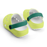 Kid's  Neon Green Casual Clogs