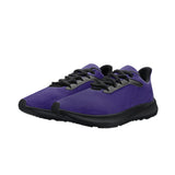Purple Unisex Lace Up Running Shoes