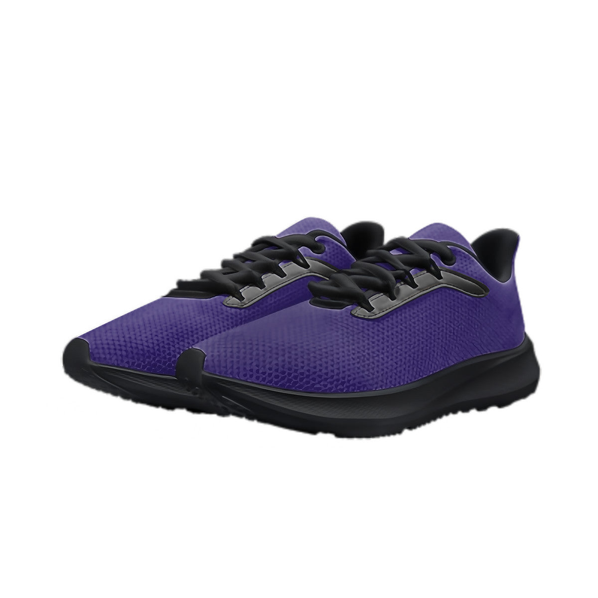 Purple Unisex Lace Up Running Shoes