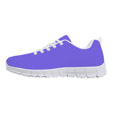 Purple Sneakers - White