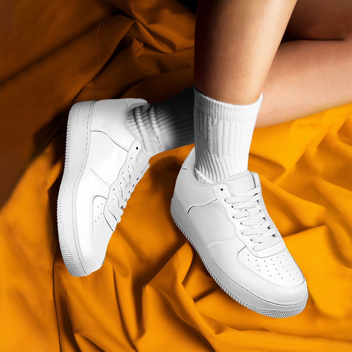 White Low Top Unisex Sneaker