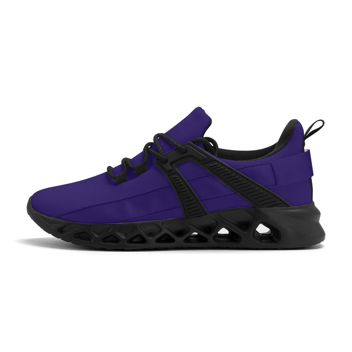 Ravens Purple Elastic Sport Sneakers
