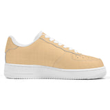 Tan Unisex Microfiber Sneakers
