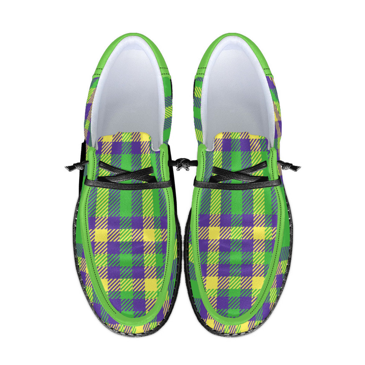 Green Explosion Unisex Canvas Loafers