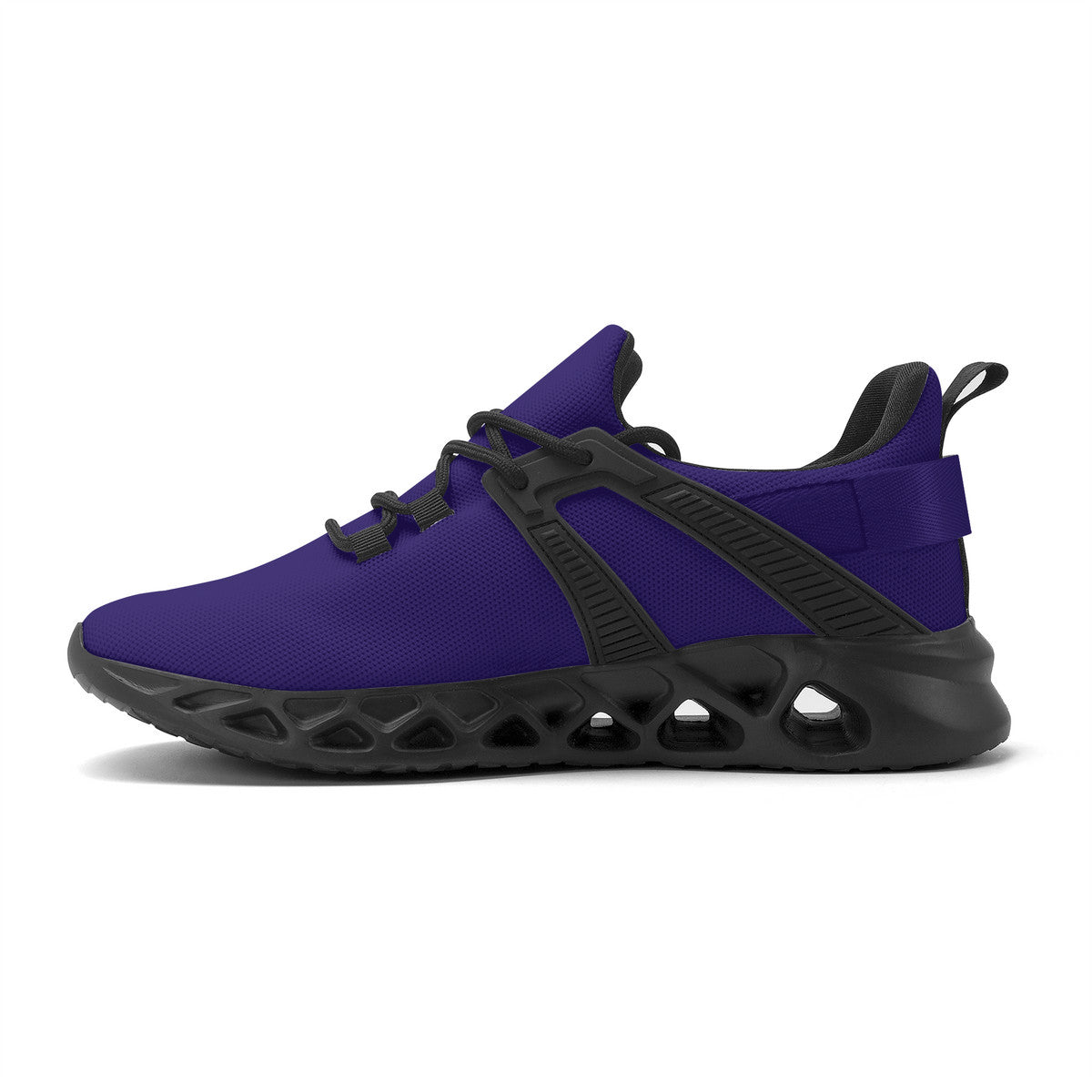 Ravens Purple Elastic Sport Sneakers
