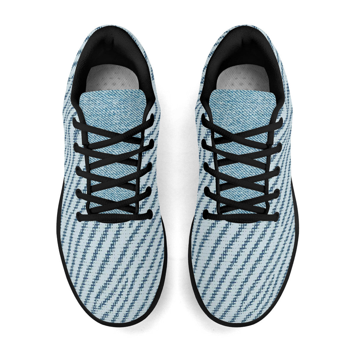 Unisex Denim Blue Athletic Running Shoes