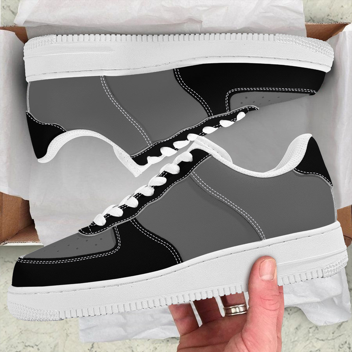 Puter Gray Low Top Unisex Sneaker