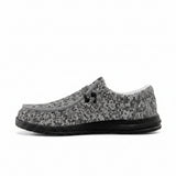 Unisex Gray Woolen Loafers