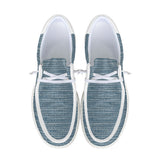 Blue Trendy Canvas Loafers