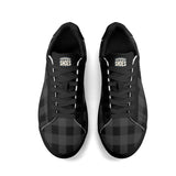Black Unisex Premium Synthetic Leather Sneakers