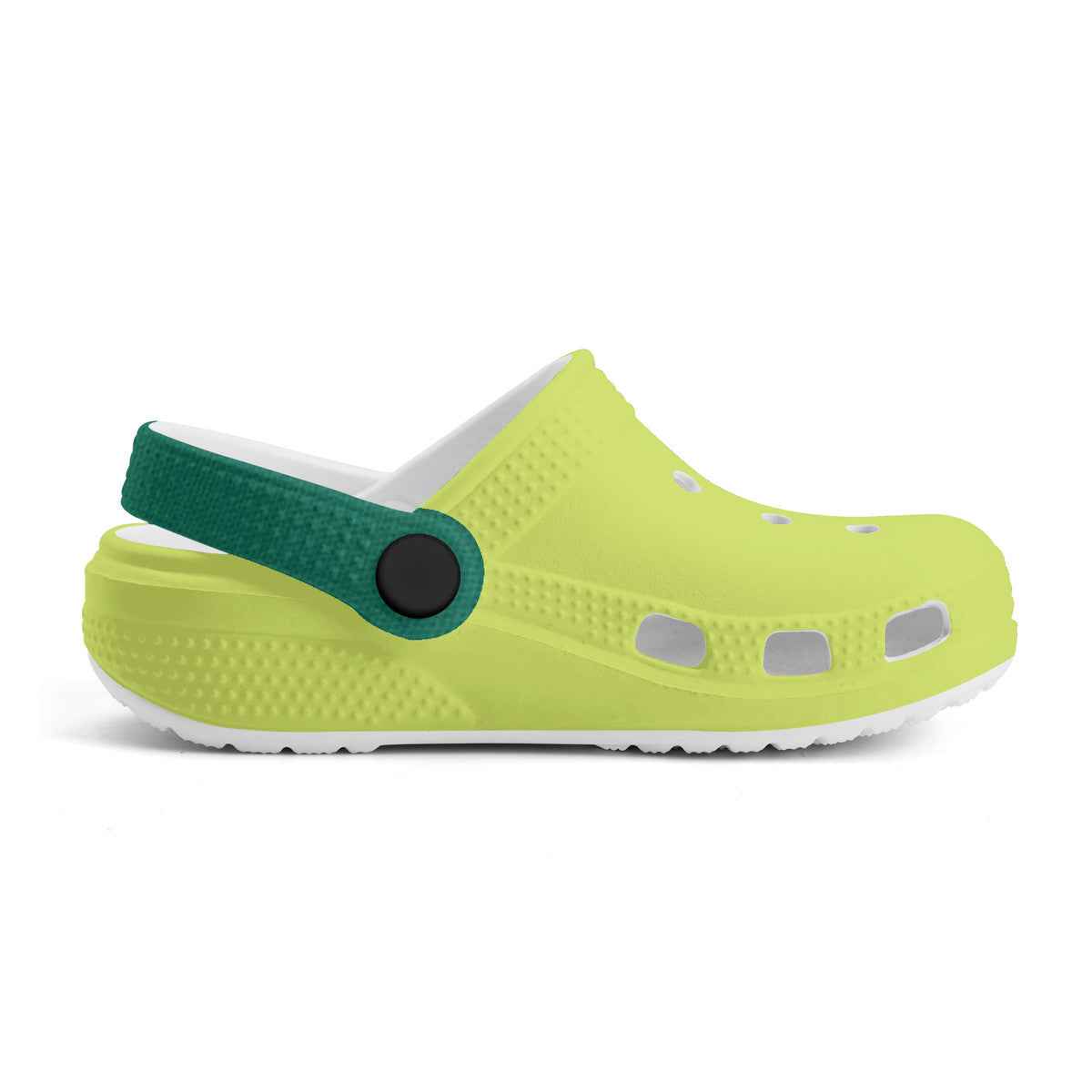 Kid's  Neon Green Casual Clogs