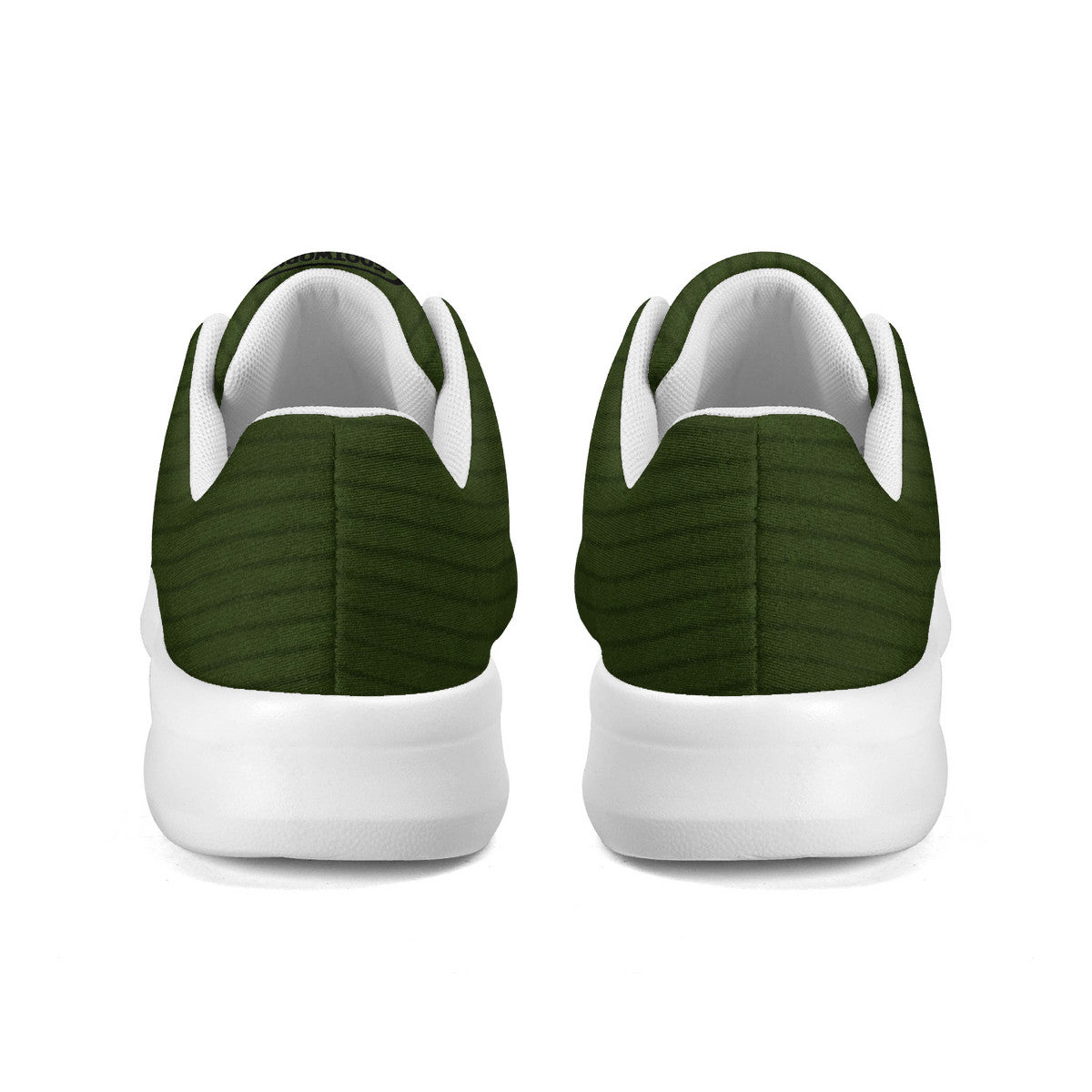 Green Corduroy Unisex Athletic Running Shoes