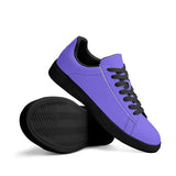 Purple Unisex Premium Synthetic Leather Sneakers