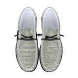 Gray Trendy Canvas Loafers
