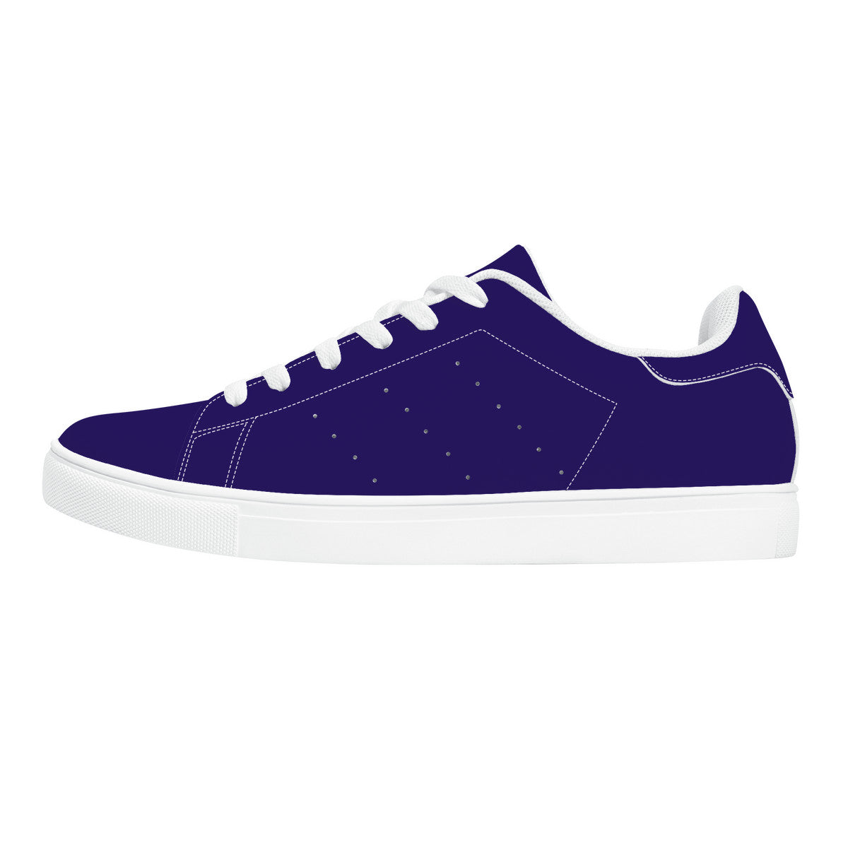 Ravens Purple Low-Top Synthetic Leather Sneakers