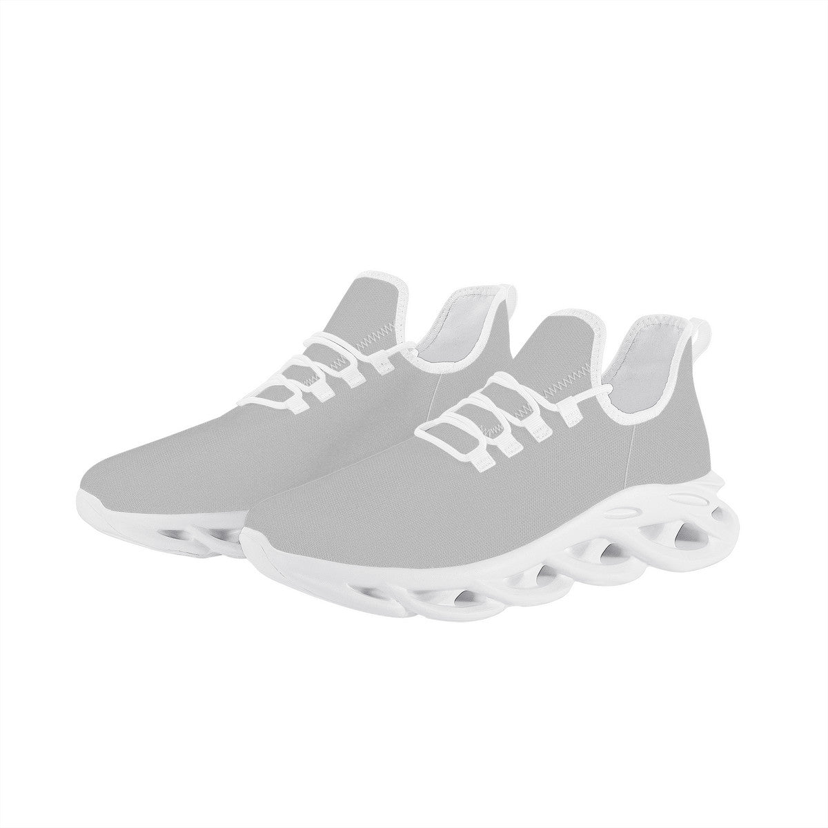 Gray Flex Control Sneaker - White