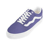 Lavender Purple Low Top Flat Sneaker