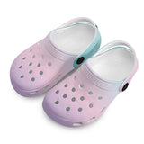 Kid's Mermaid Gradient Casual Clogs