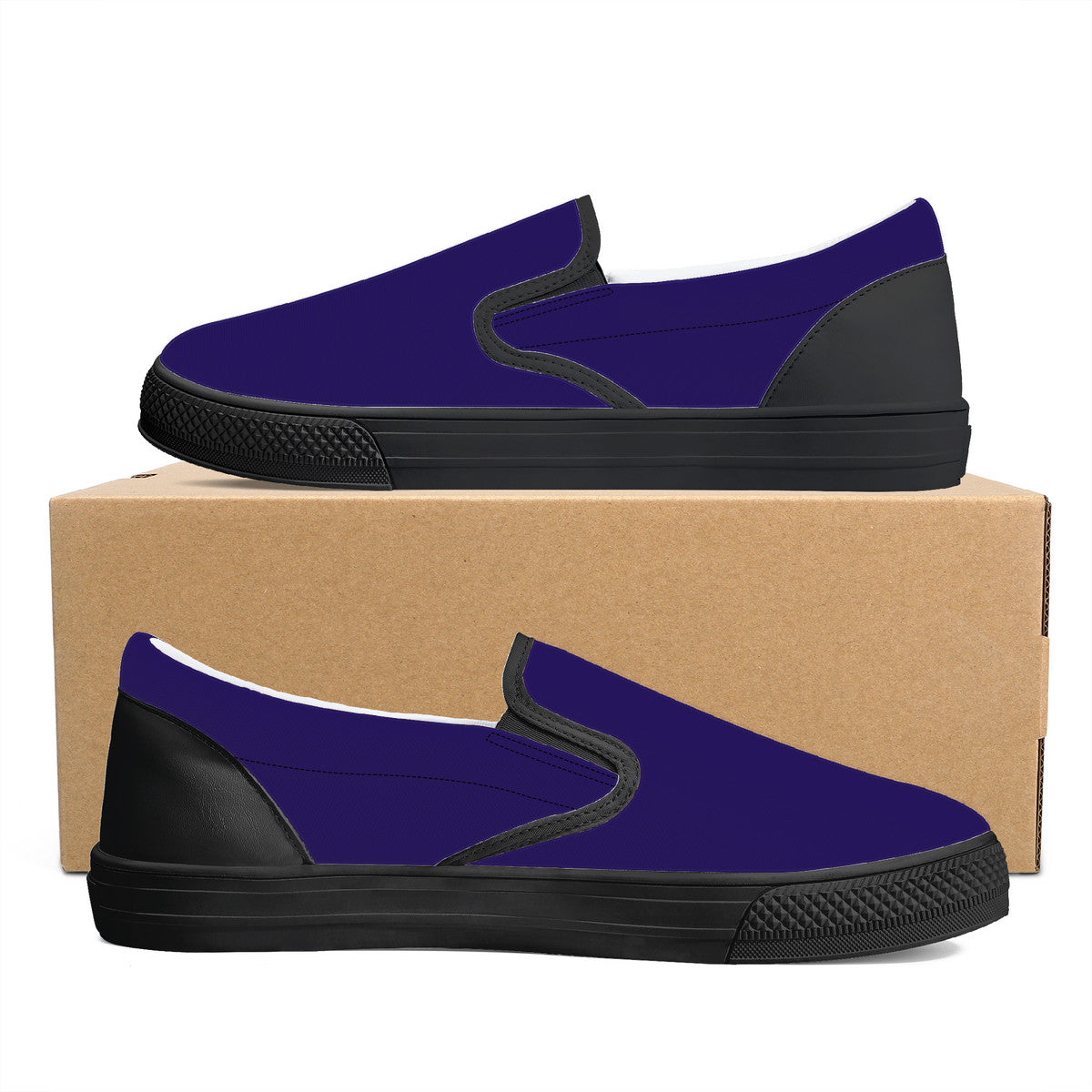 Ravens Purple Slip-on Shoes