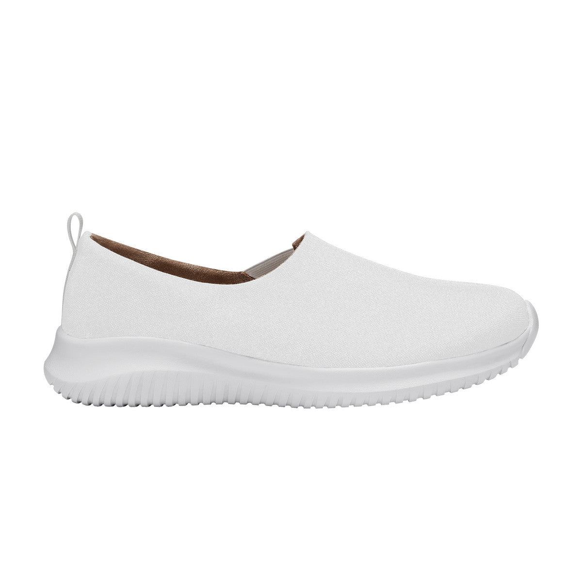 White Women's Casual Slip On Shoe