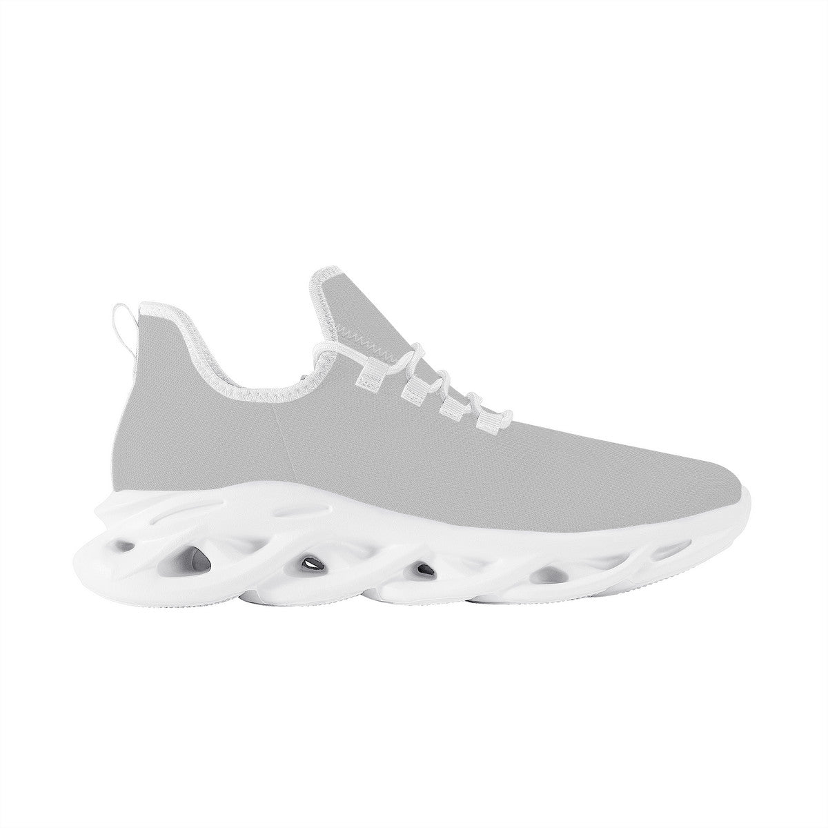 Gray Flex Control Sneaker - White
