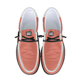 Unisex Coral Canvas Loafers