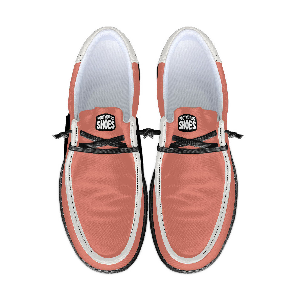 Unisex Coral Canvas Loafers