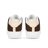 Brown Unisex Microfiber Sneaker