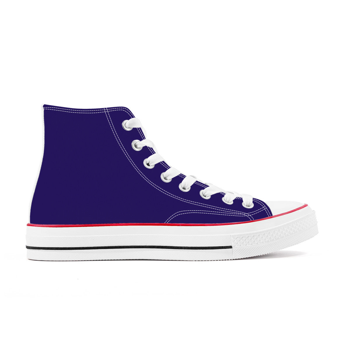 Ravens Purple High Top Canvas Shoes