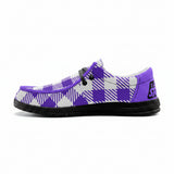 Purple Unisex Canvas Loafers