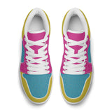 Unisex New Synthetic Leather Low Top Sneakers
