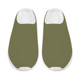 Olive Green Mesh Slipper