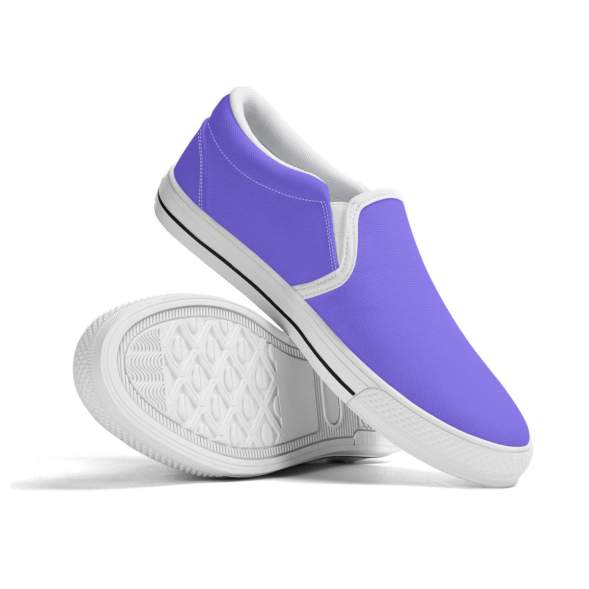Purple Unisex Slip-on Shoes