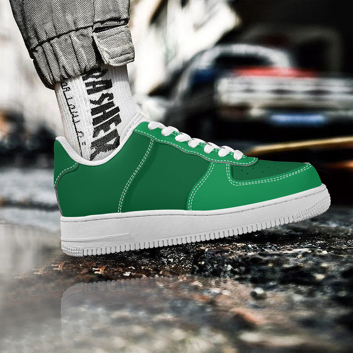 Green Low Top Unisex Sneaker