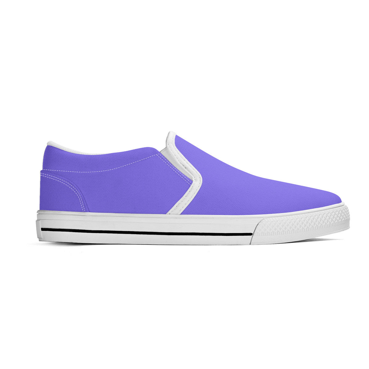 Purple Unisex Slip-on Shoes