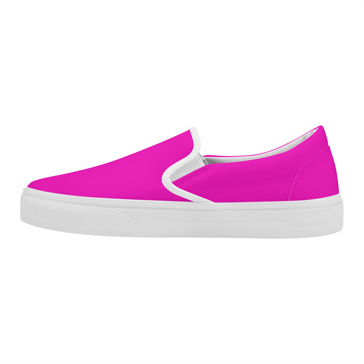 Hot Pink Skate Slip On Shoes
