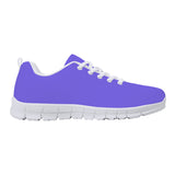 Purple Sneakers - White
